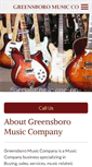 Mobile Screenshot of greensboro-music.com
